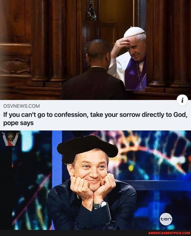 If you can't go to confession, take your sorrow directly to God, pope says