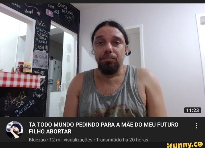 FILHO ABORTAR
TA TODO MUNDO PEDINDO PARA A MÃE DO MEU FUTURO Bluezao 12 mil visualizações - Transmitido há 20 horas