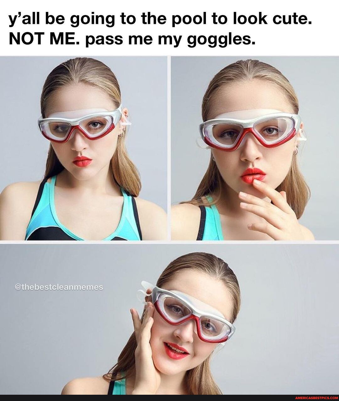 N/A y'all be going to the pool to look cute. NOT ME. pass me my