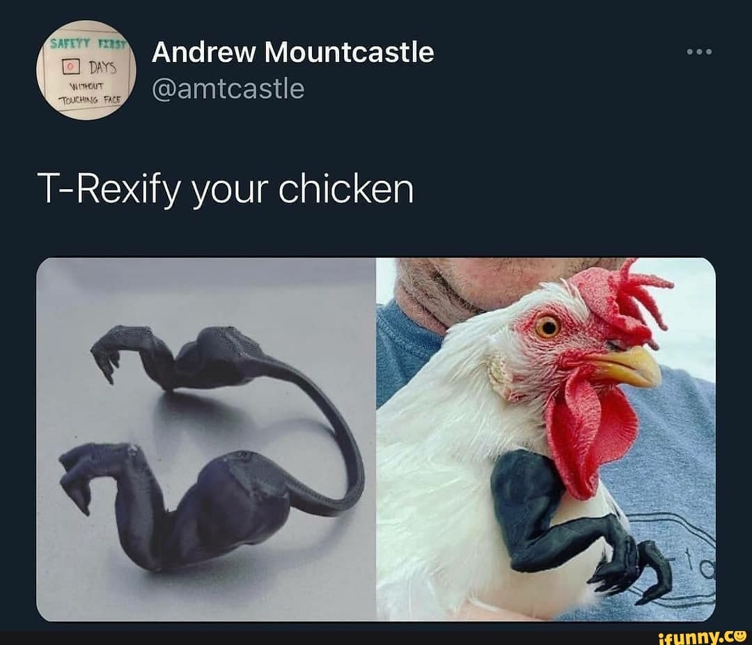 Andrew Mountcastle
T-Rexify your chicken