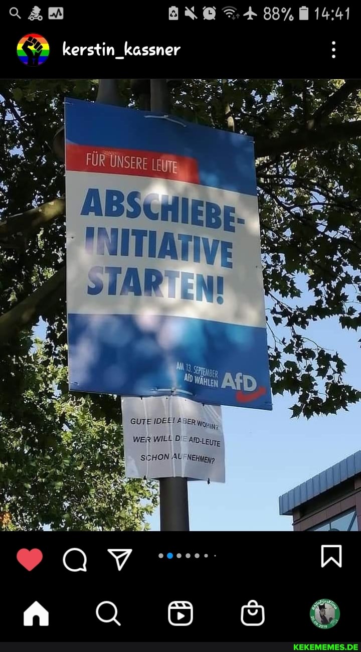 am
GUTE IDEE AGER
WER WILL Die
SICHON AU FNEHY