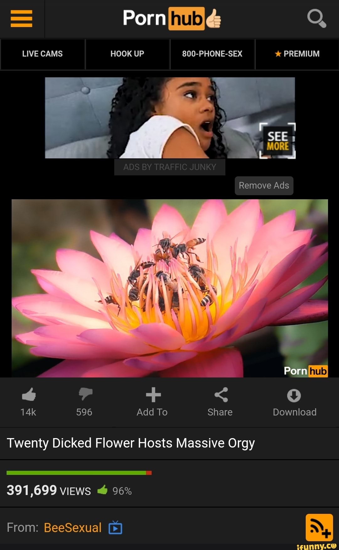 Porn Q, LIVE CAMS HOOK UP 800-PHONE-SEX PREMIUM Remove Ads + < Porn 596 Add  To Share Download Twenty Dicked Flower Hosts Massive Orgy 391,699 views 96%  From: BeeSexual - iFunny