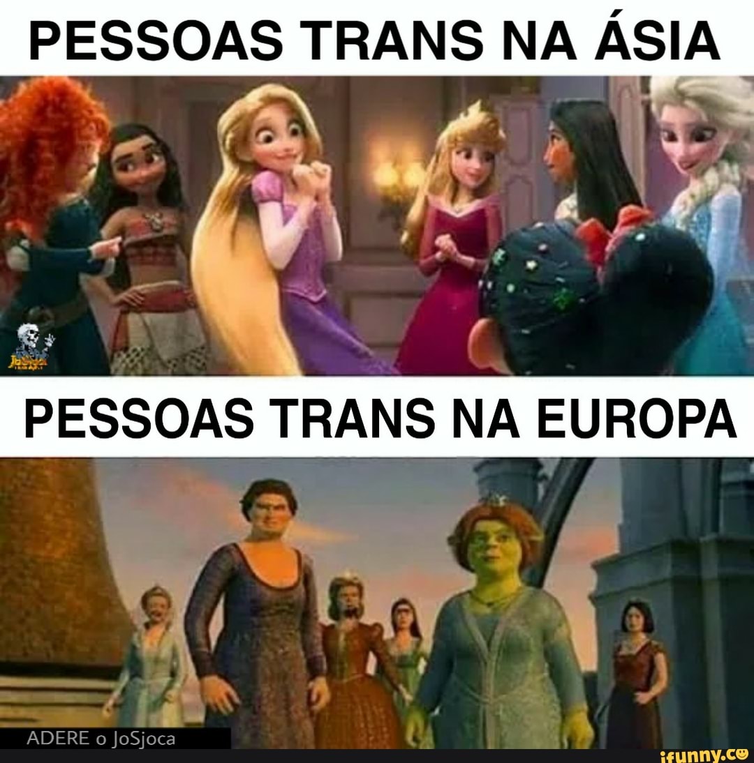 PESSOAS TRANS NA ÁSIA
ESSOAS TRANS NA EURÓPA
ADERE o JoSjoca