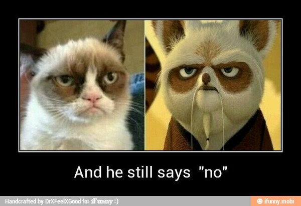 And he still says "no" - And he still says "no"