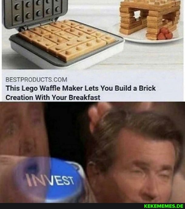 This Lego Waffle Maker Lets You Build a Brick
Creation With Your Breakfast