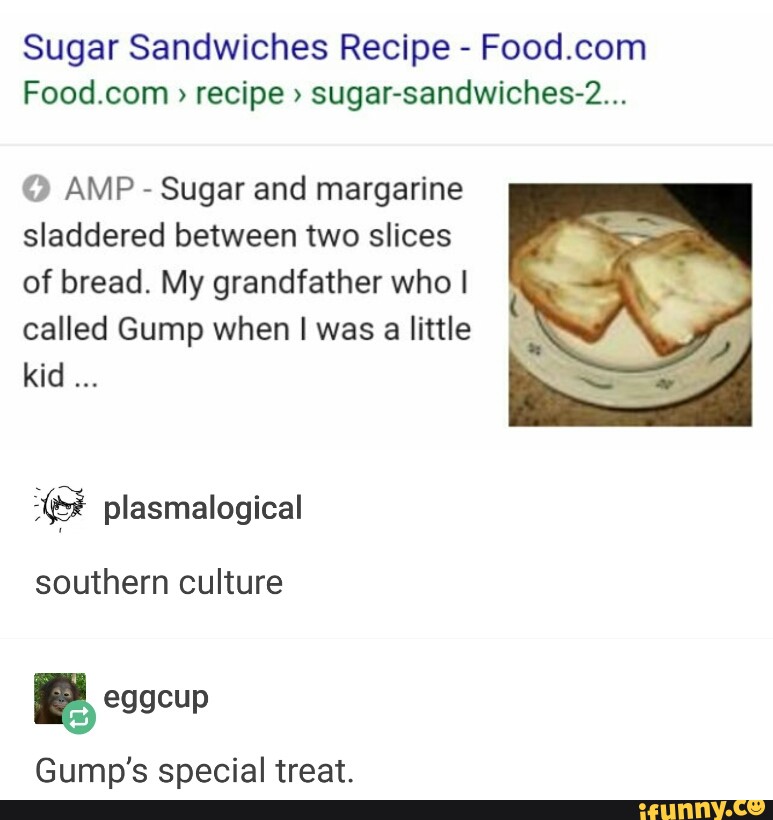 Sugar Sandwiches Recipe Food Com Food Com Recipe Sugar Sandwiches Z 0 Amp Sugar And Margarine