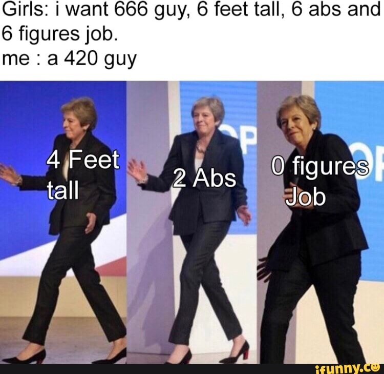 6 feet 6 figures 6 inches meme