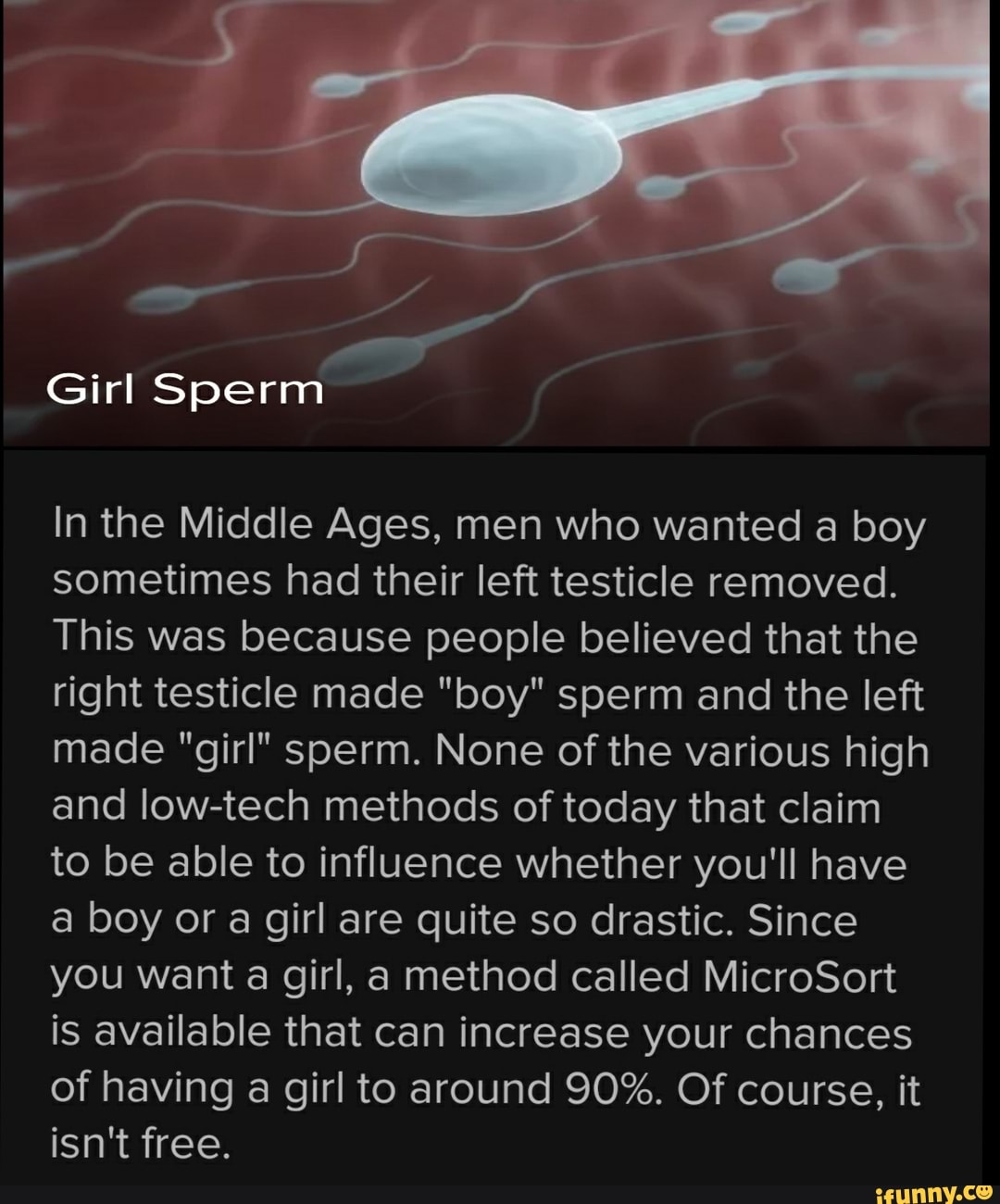 Girl Sperm