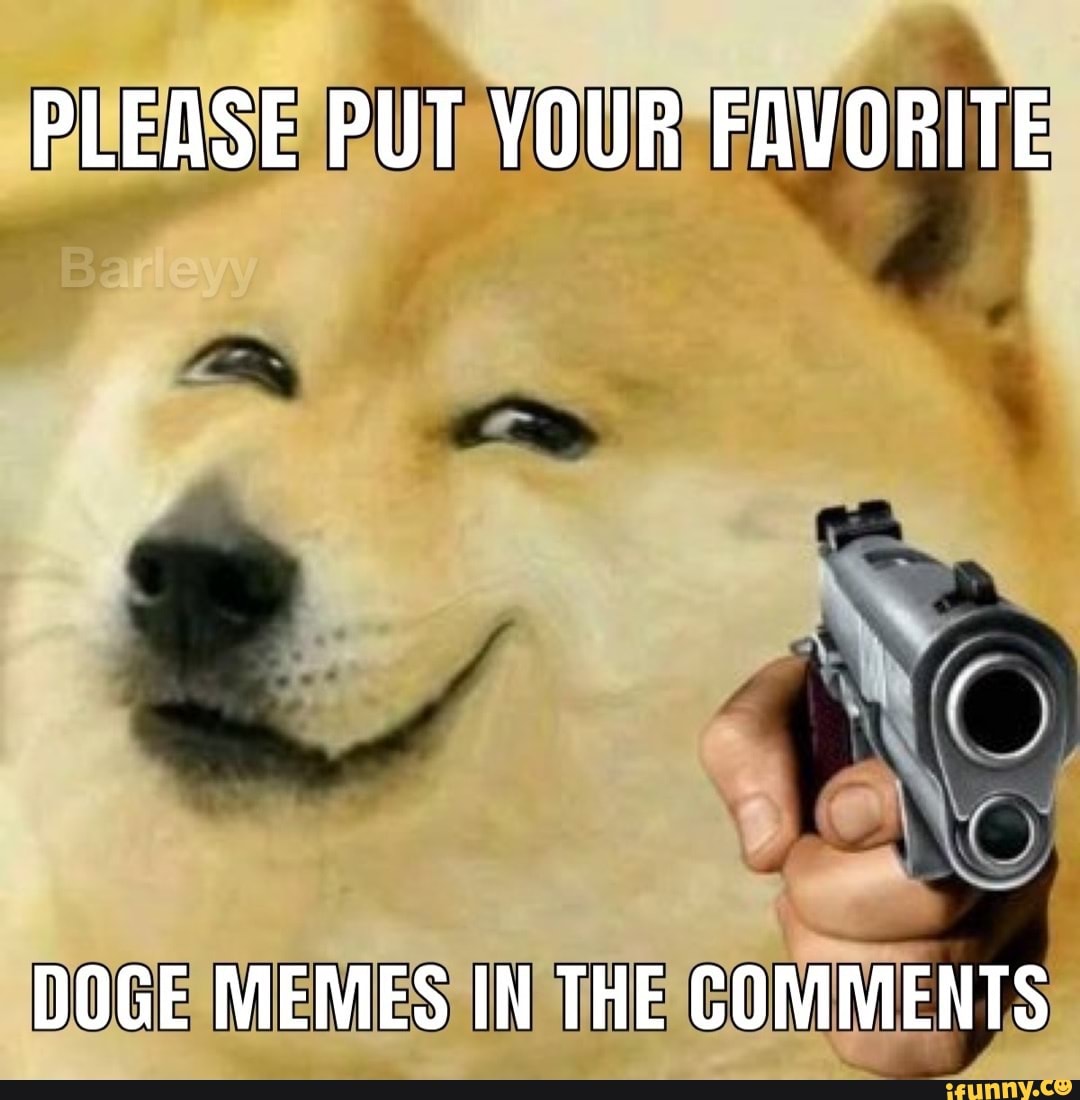 PLEASE PUT YOUR FAVORITE DOGE MEMES IN THE COMMENTS - iFunny