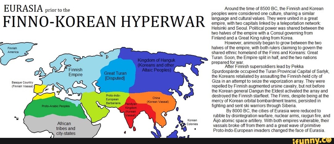 EURASIA Priorto The FINNO-KOREAN HYPERWAR Basque Country (Finish Vassan ...