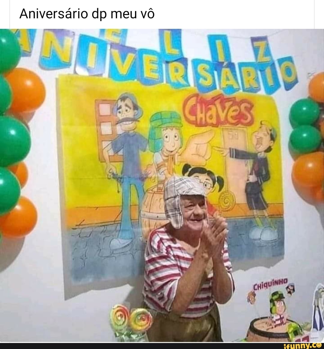 Aniversário dp meu vô