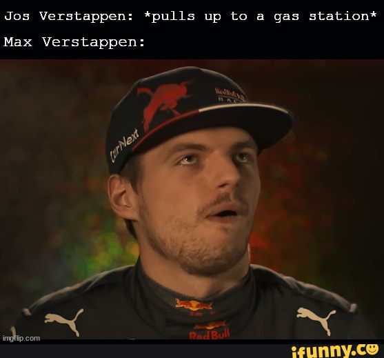 Max Verstappen Gas Station