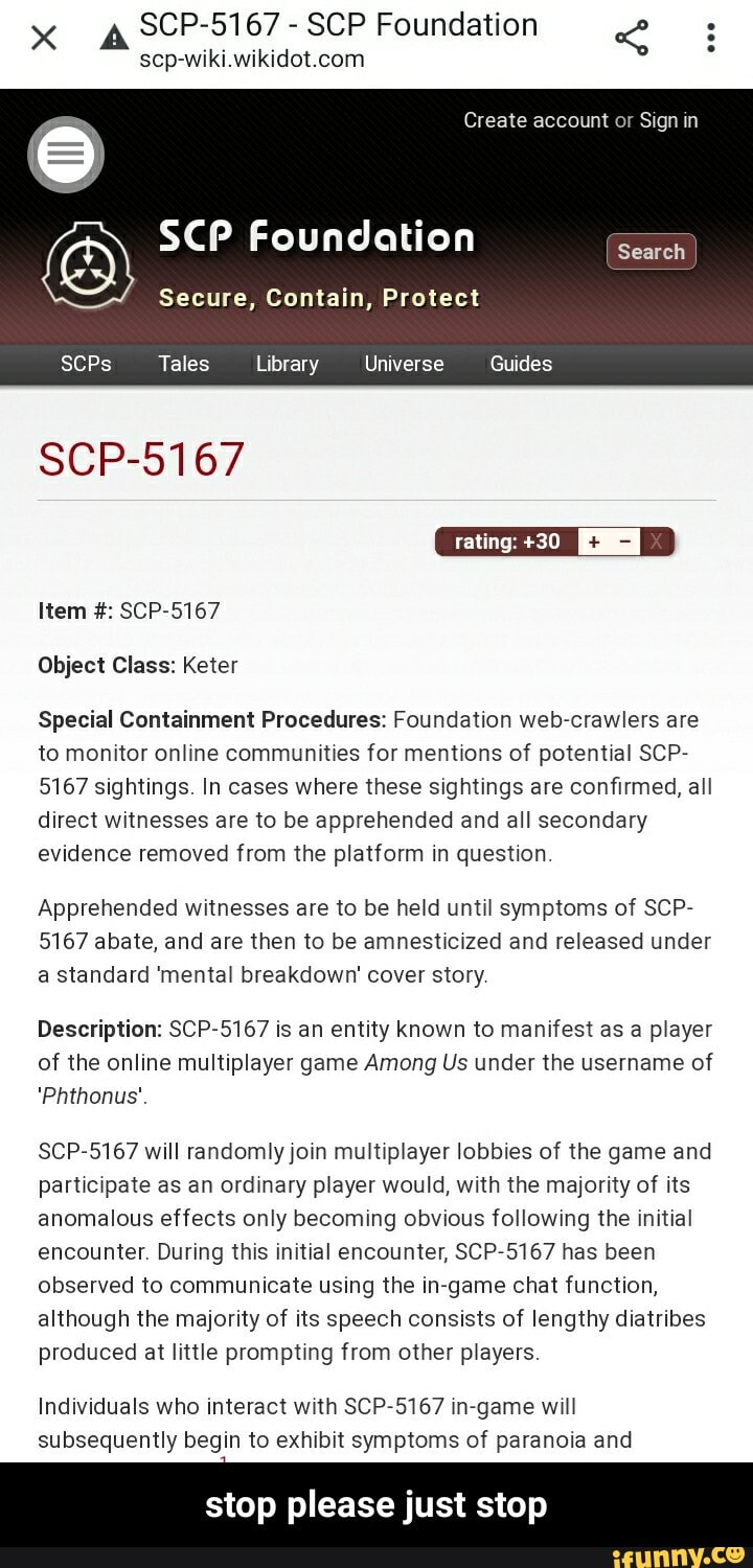 Xx A Scp 5167 Scp Foundation Scp Wiki Wikidot Com Create Account Or Sign In Scp