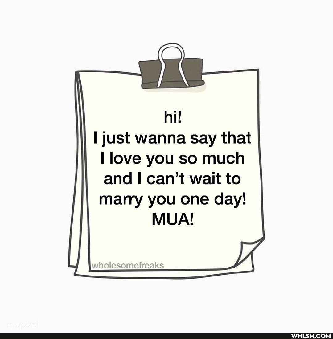 I just wanna say that love you so much
and I can't wait to marry you one day!
MUA!