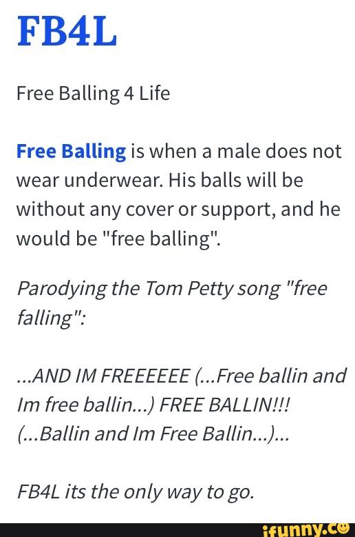 Men Free Ballin