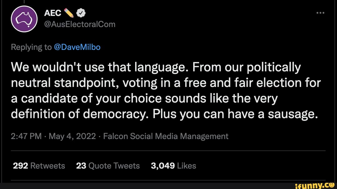 The major conservative party in Australia attacks independent