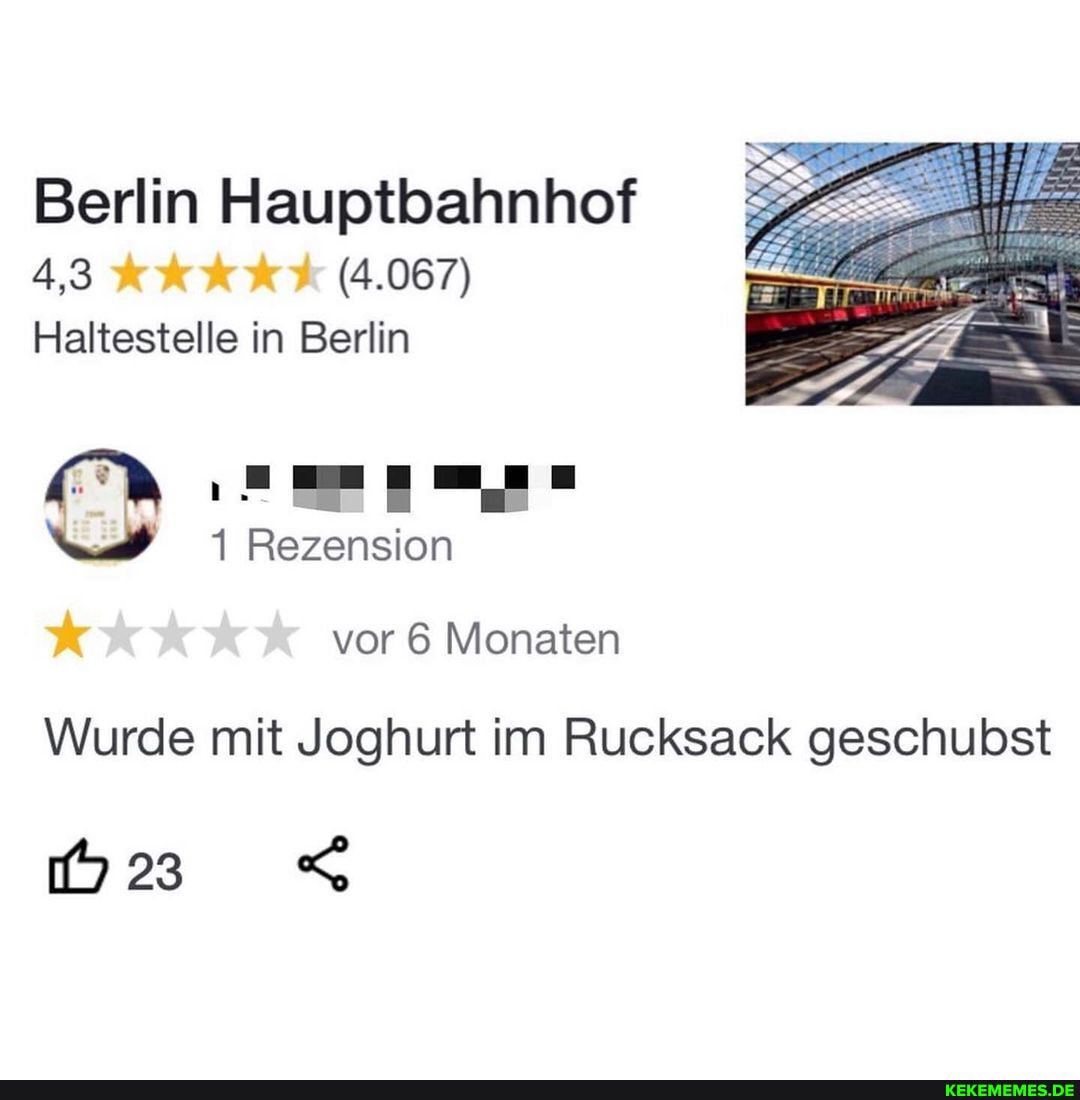 Berlin Hauptbahnhof (4.067) Haltestelle in Berlin Rezension vor 6 Monaten Wurde 