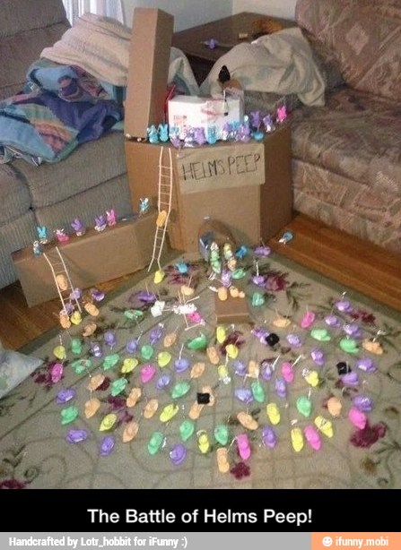 The Battle of Helms Peep! - The Battle of Helms Peep!