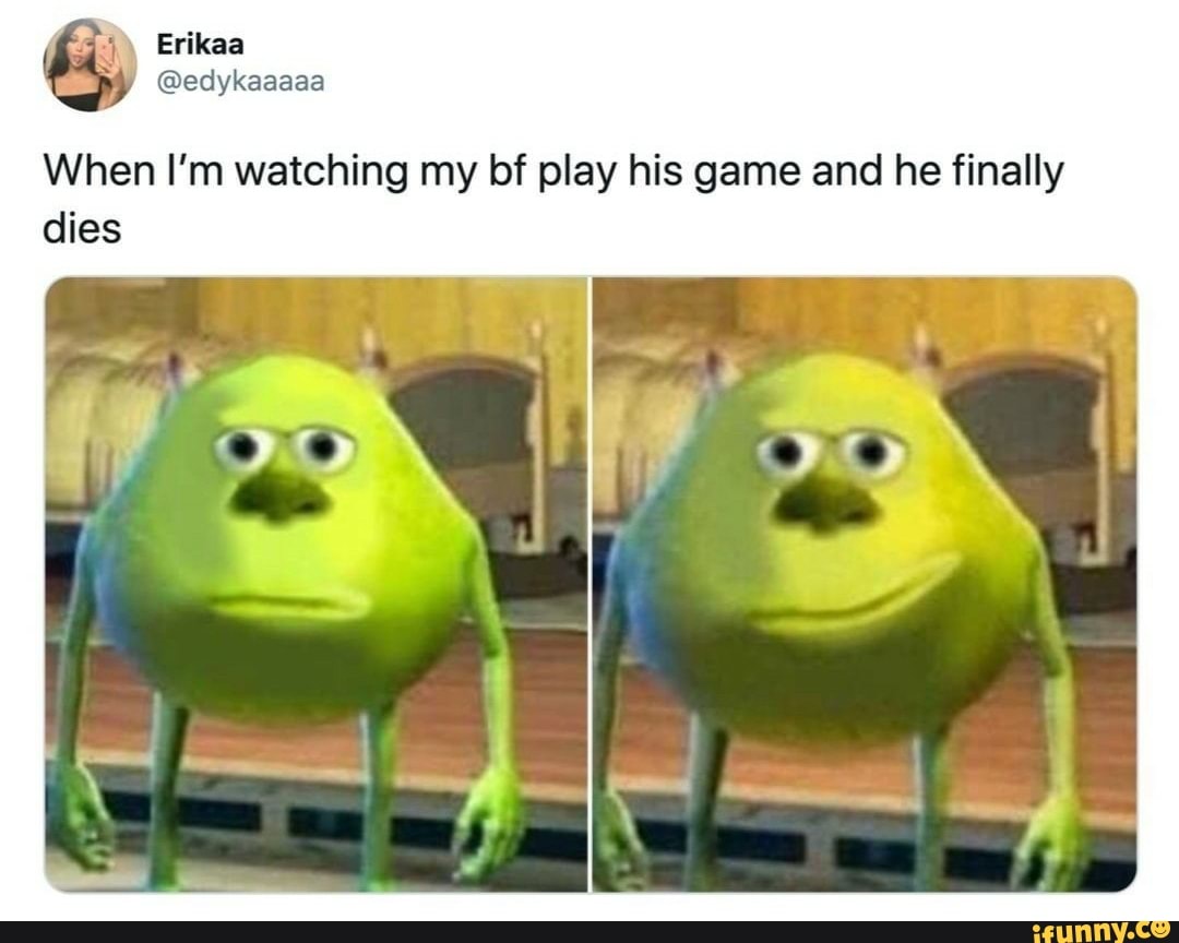 Erikaa @edykaaaaa When I'm watching my bf play his game and he finally ...