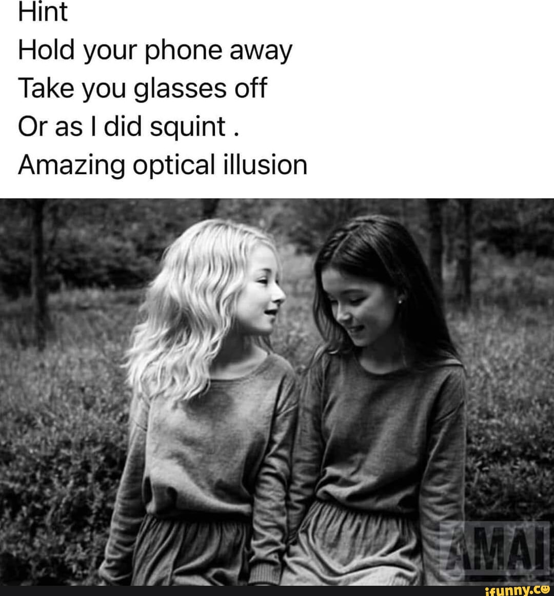 Hint Hold your phone away Take you glasses off Or as I did squint