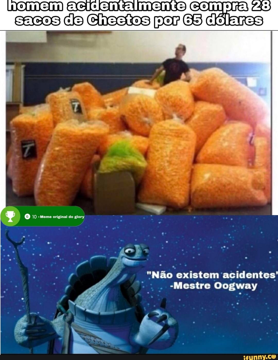 homemiacidentalmente
co
por
O 10 -meme origina! do giory
to gê
B.* .
"Não. existem acidentes'
Mestre