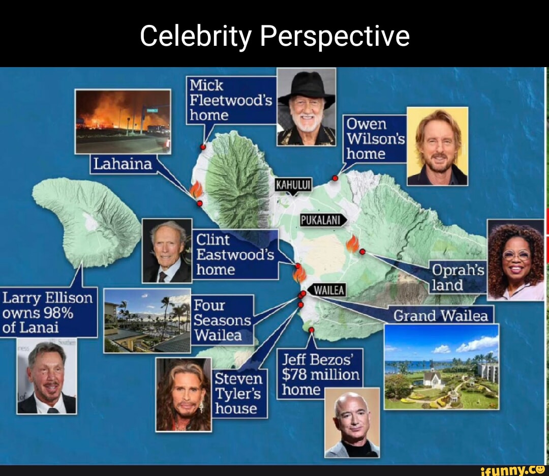 Celebrity Perspective Larry Ellison owns of Lanai Clint Four Seasons