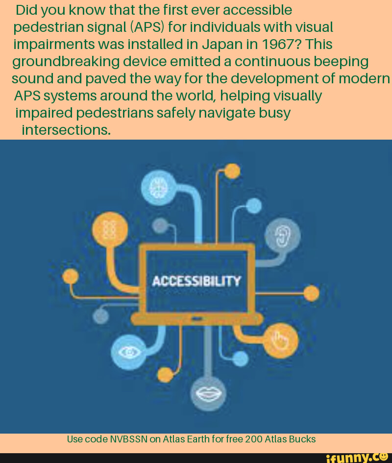 Aps Intersection Did you know that the first ever accessible pedestrian signal (APS) for ...