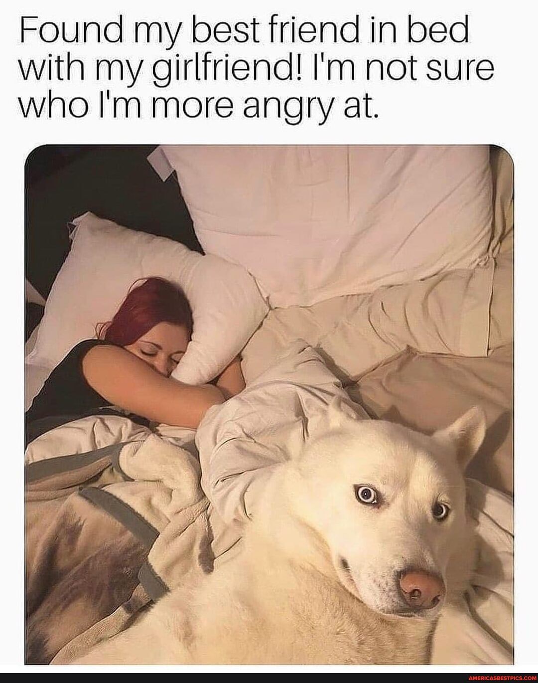 Found my best friend in bed with my girlfriend! I'm not sure who I'm more angry at.