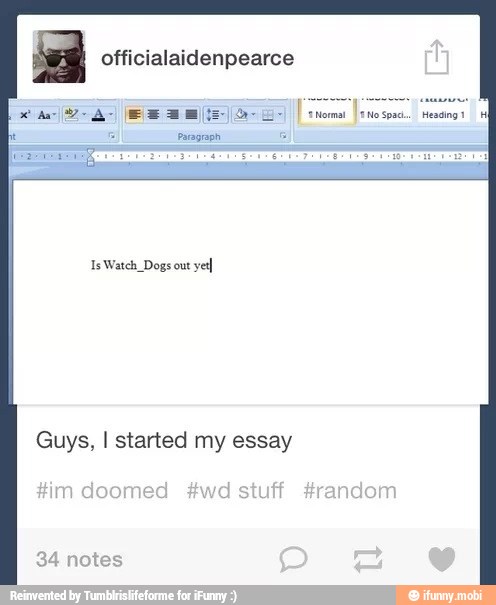 a officialaidenpearce
Guys, I started my essay