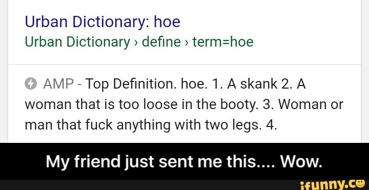 what is the definition of a hoe