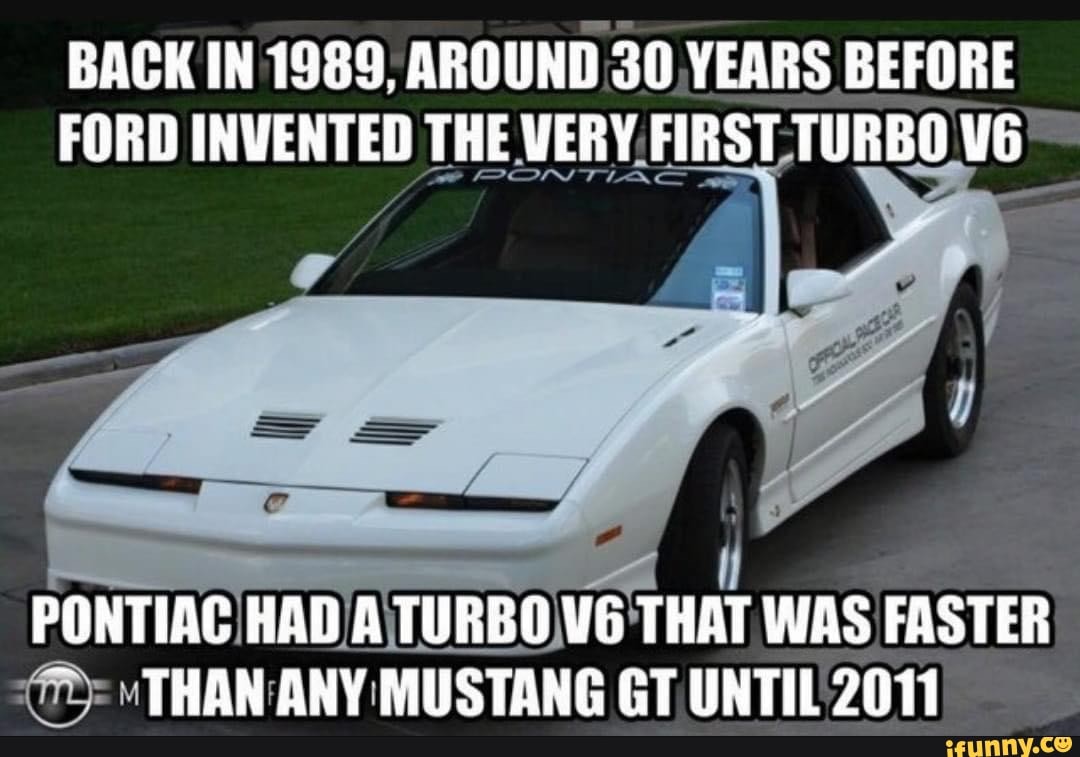 BACK IN 1989, AROUND 30 YEARS BEFORE FORD INVENTED THE WERY FIRST TURBO