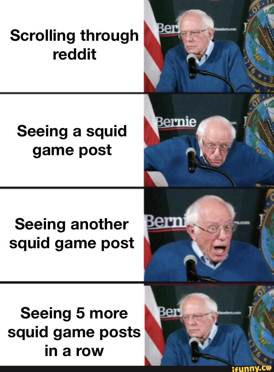 Squid game reddit