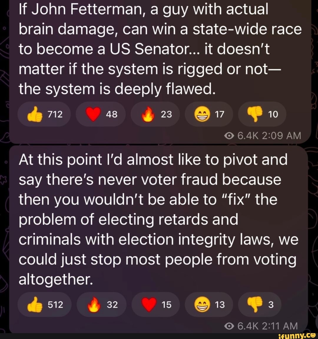 If John Fetterman, A Guy With Actual Brain Damage, Can Win A State-wide ...