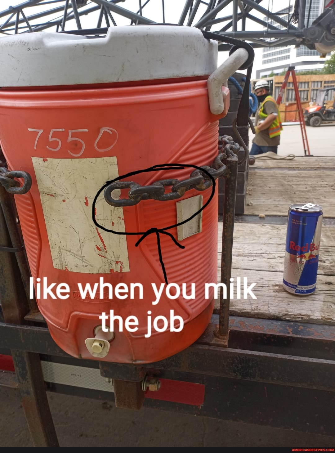 like when you milk the job