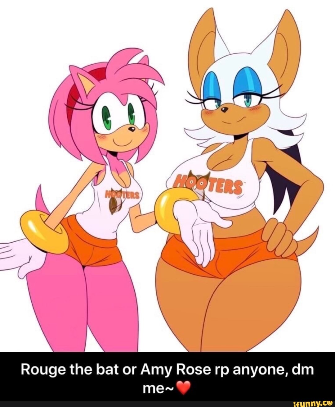 Rouge the bat or Amy Rose rp anyone, dm - iFunny