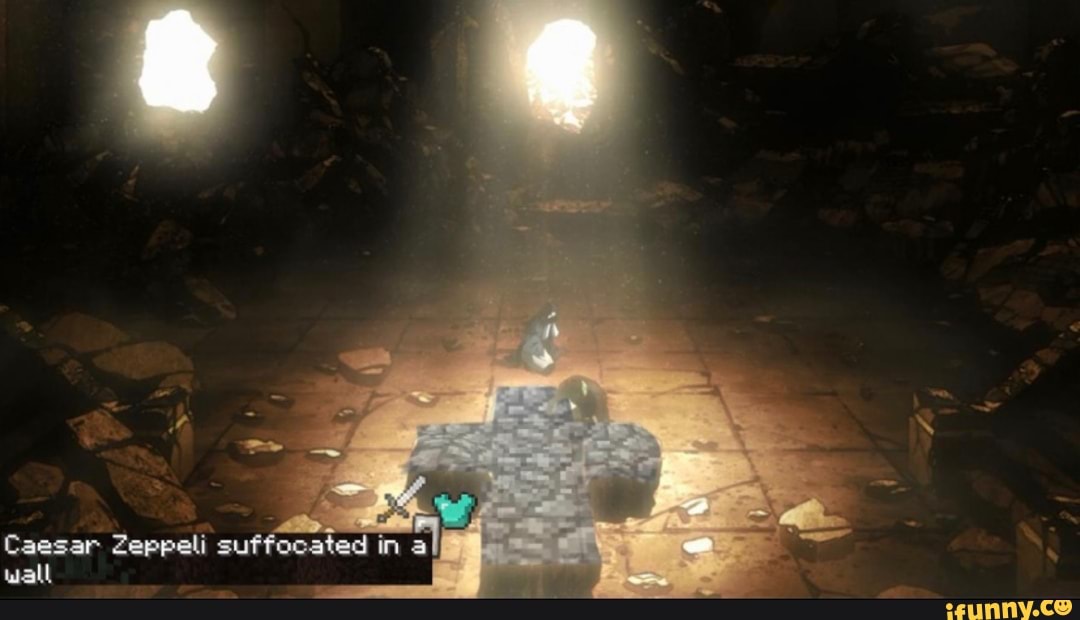 Caesar Zeppeli suffocated in a wall
