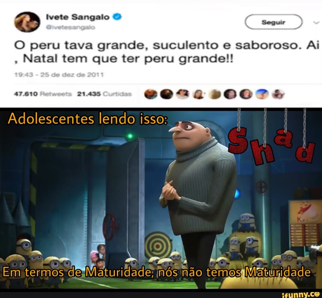 O peru tava grande, suculento e saboroso. Ai
Natal tem que ter peru grande!!