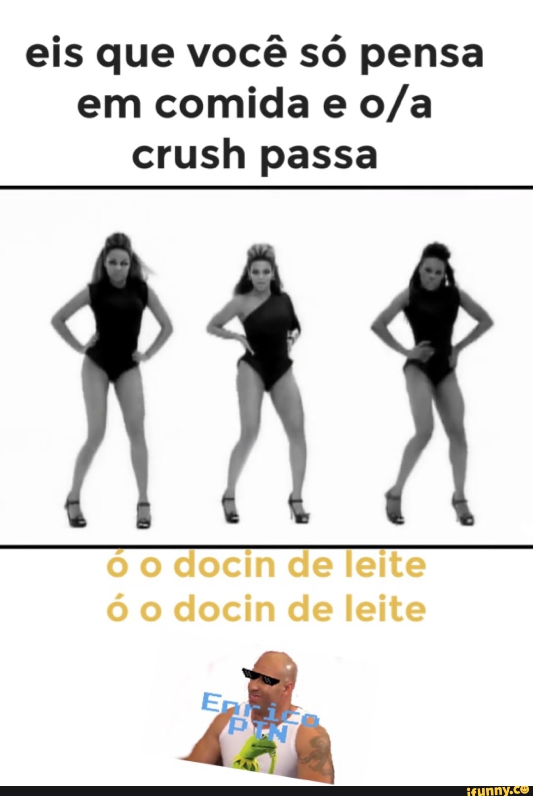 eis que você só pensa
em comida e o/a
crush passa