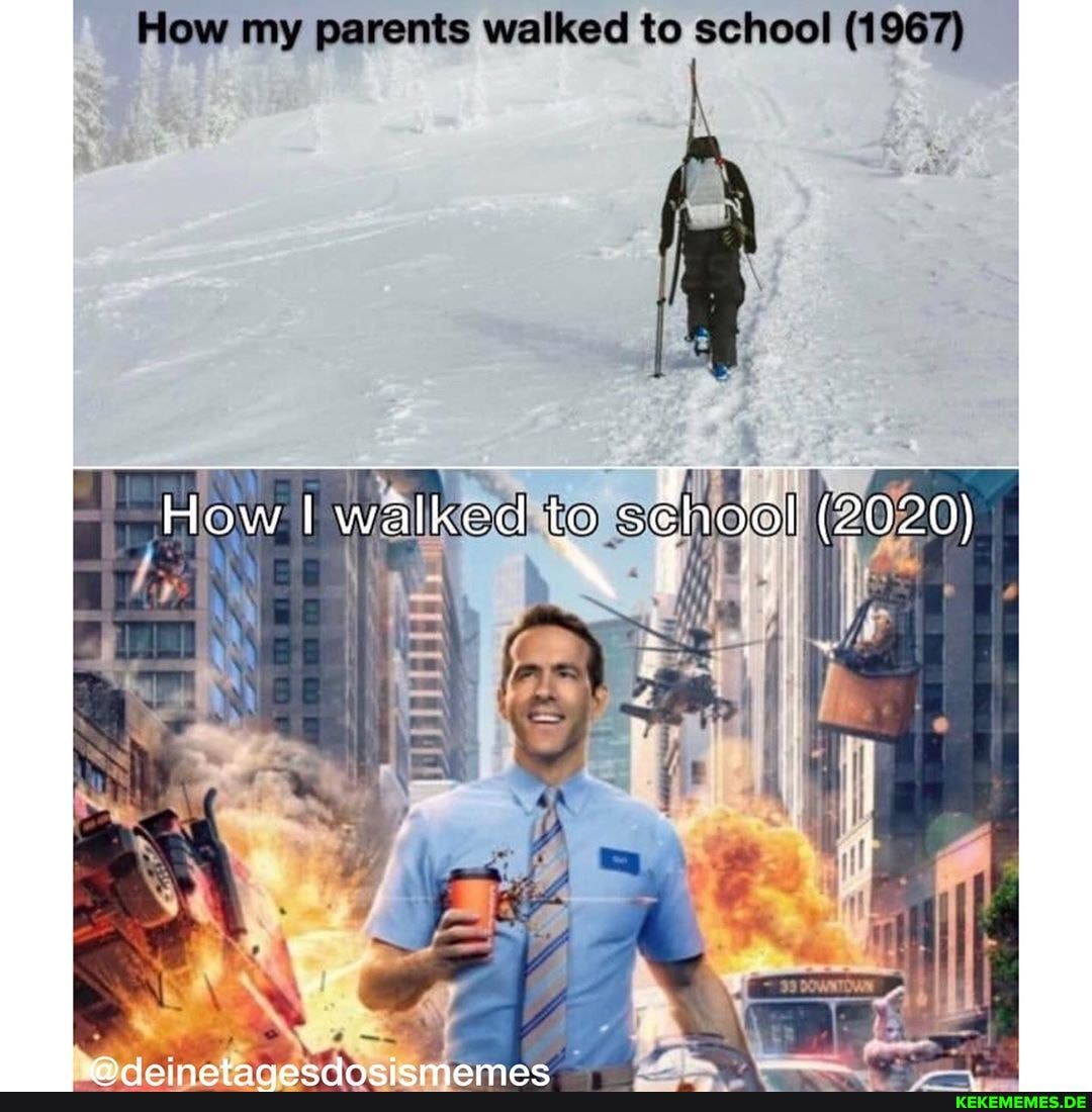 How my parents walked to school (1967)
How I w4ik
art.
