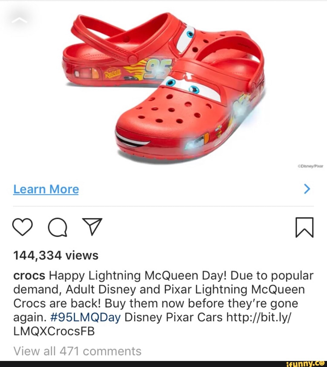 adult cars crocs