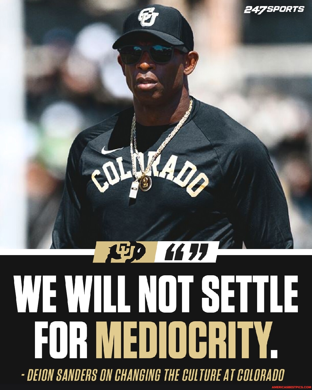 2477 SPORTS WE WILL NOT SETTLE FOR MEDIOCRITY. - DEION SANDERS ON ...