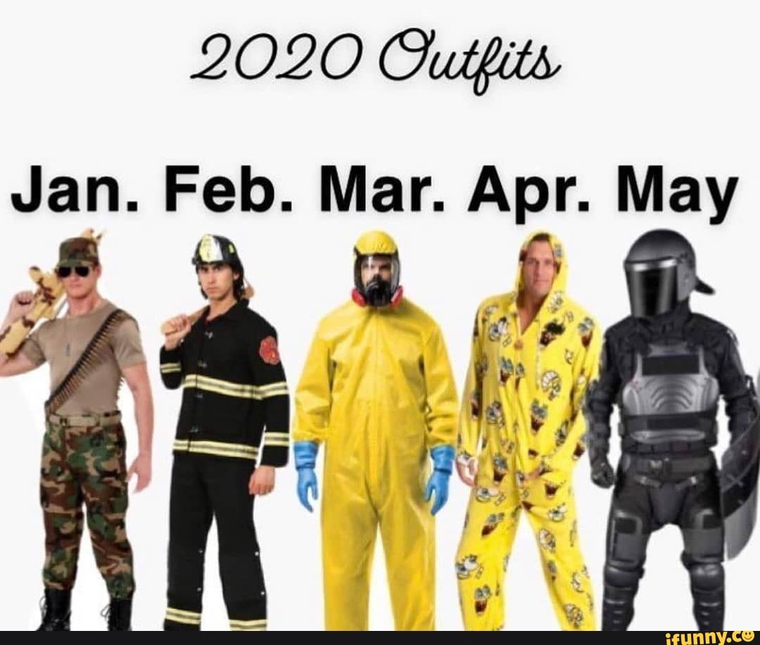 2020 Outfits Jan. Feb. Mar. Apr. May - )