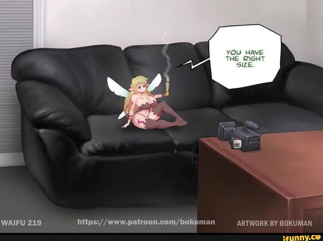Wifu on couch