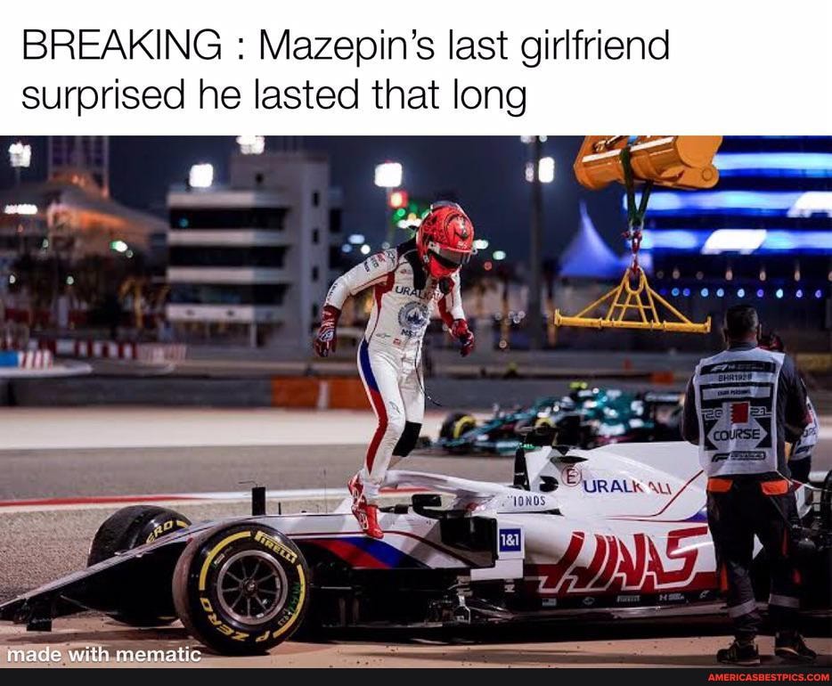 BREAKING : Mazepin's last girlfriend surprised he lasted that long