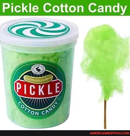 Pickle Cotton Candy