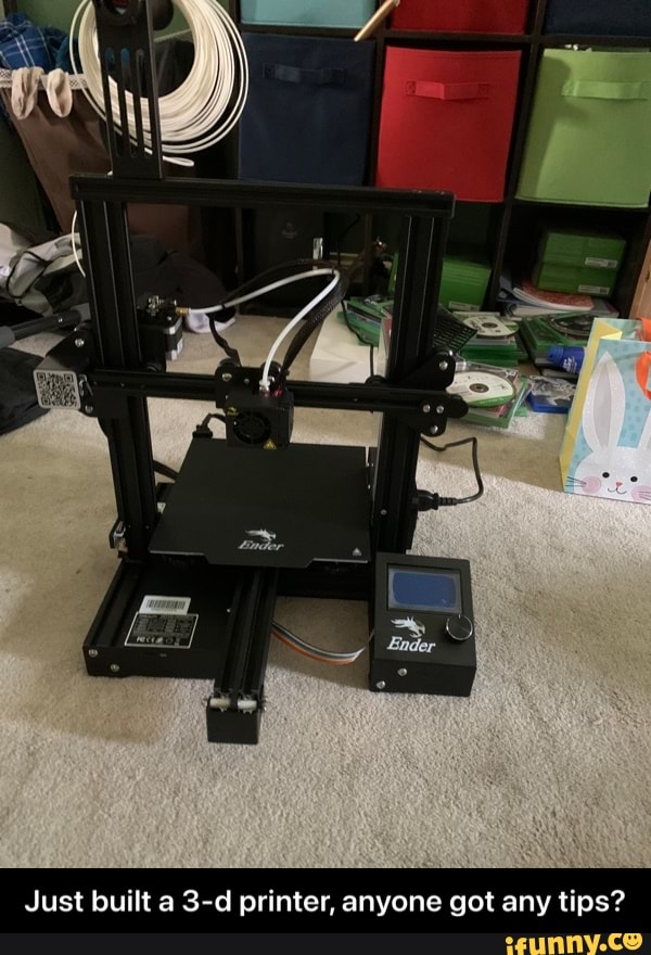 Just built a printer, anyone got any tips? - Just built a 3-d printer, anyone got any tips?