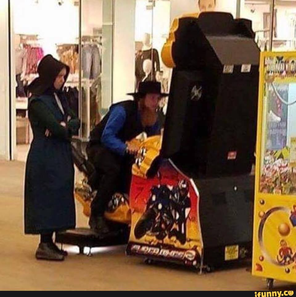 funny, video_games, amish, motorbike