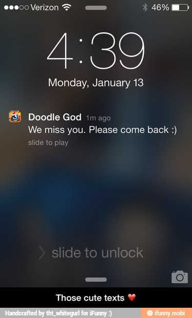 Monday, January 13
We miss you. Please come back Those cute texts ¥ - Those cute texts ❤️
