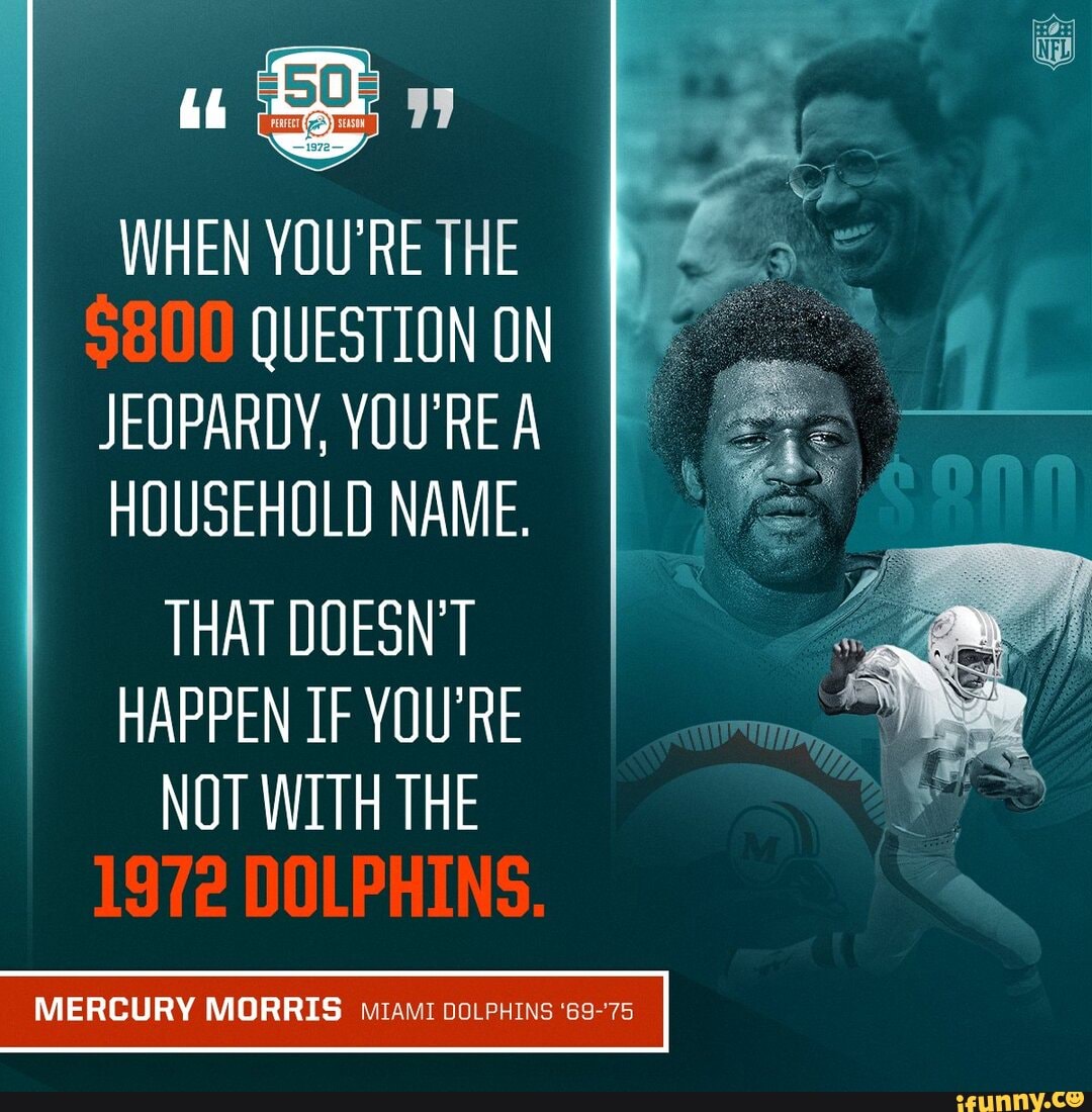 Miami Dolphins Perfect Season poster  1972 miami dolphins, Miami dolphins, Miami  dolphins funny