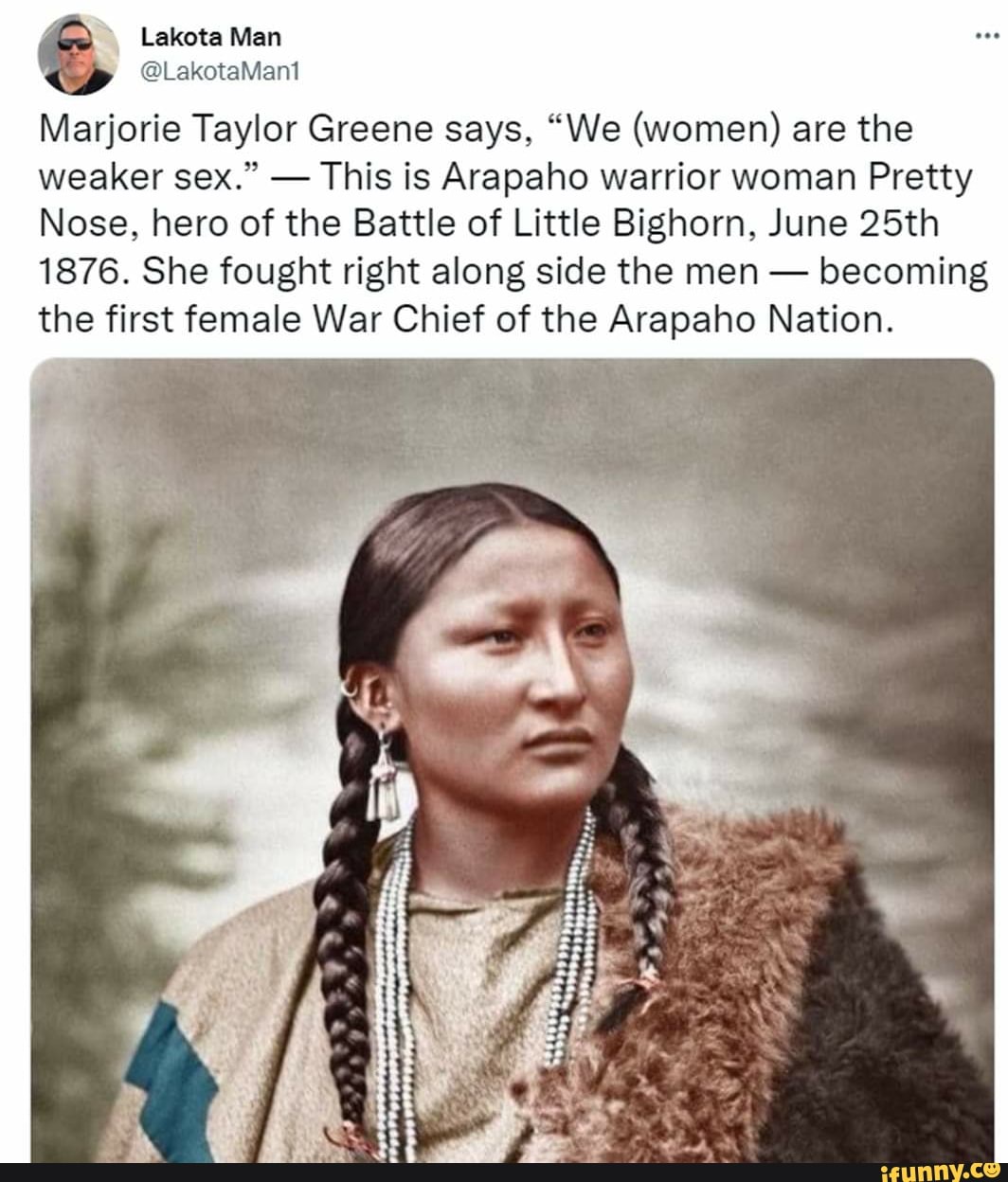 Lakota Man @LakotaMant Marjorie Taylor Greene says, 